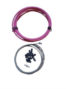 KIT CABOS MUD. INOX + ESP. MUD. C/ TEFLON ROSA OZONE
